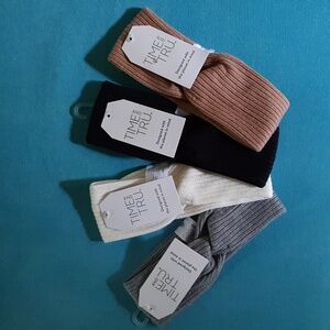 Knit style ladies head band head wrap bundle